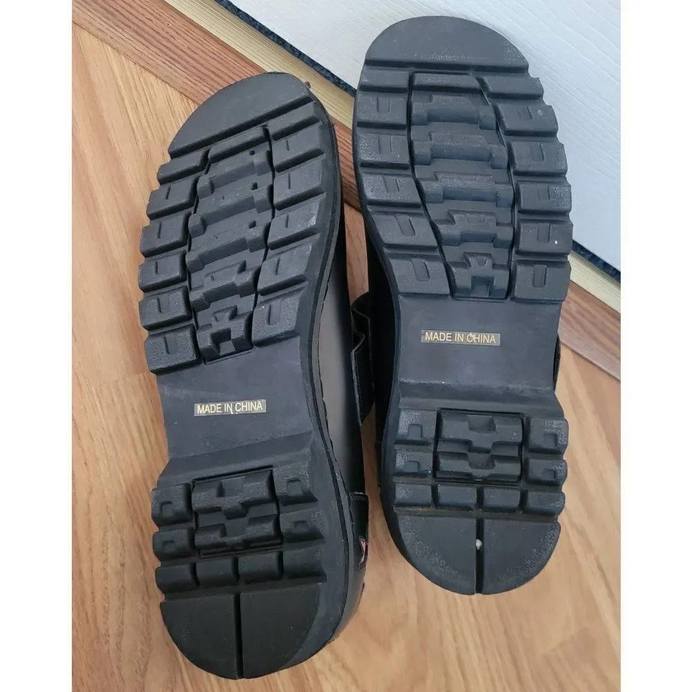 Vtg Demonia Star Mary Janes Shoes 11